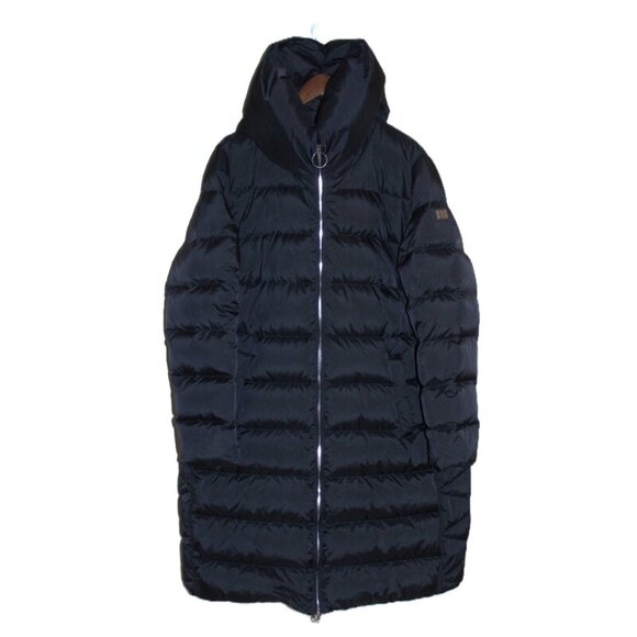 BETTY BARCLAY Long Down-Filled Winter Puffer Coat, Black - Size XL (16/18) - Picture 1 of 14